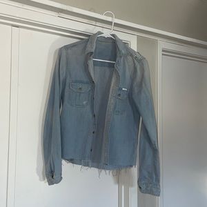 MOTHER denim vintage crop